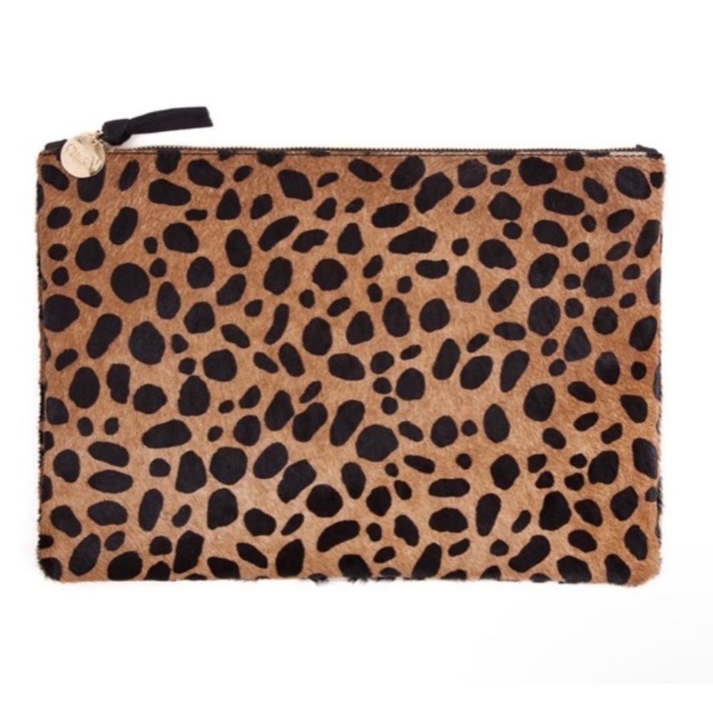 Clare V - Leopard Print Clutch